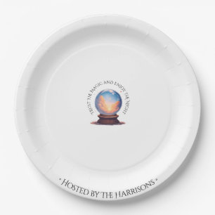 Fortune Teller Orb Halloween Plate