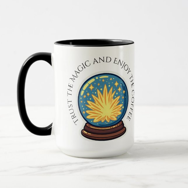 Fortune Teller Orb Halloween Tasse (Links)