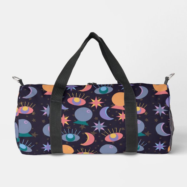Fortune Teller Pattern Duffle Bag (Vorderseite)
