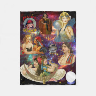 Fortune-Teller Sinti und Roma Psychics Vintag Art Fleecedecke