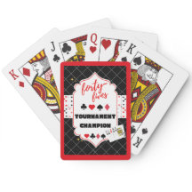 Forty Fives Turnier-Champion Spielkarten