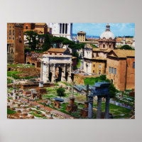 Forum Panorama Rome Photo 2009