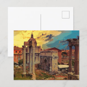 Forum Romanum Architecture Italien #2 Postkarte