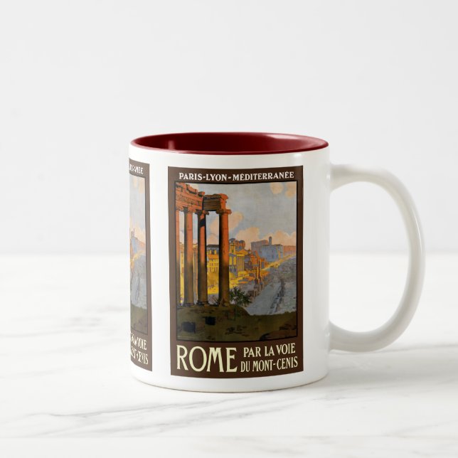 Forum Romanum Zweifarbige Tasse (Rechts)