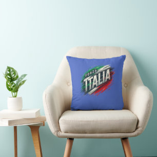 Forza Italia Design mit dynamischer Wirkung Kissen