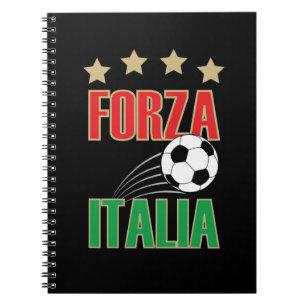 Forza Italia Fußball Italien Notizblock