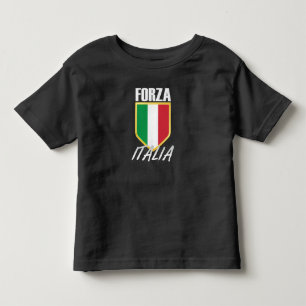 Forza Italia Italia Flag Soccer Kleinkind T-shirt