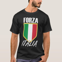 Forza Italia Italia Flag Soccer T-Shirt