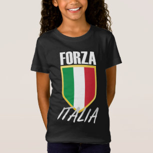 Forza Italia Italia Flag Soccer T-Shirt