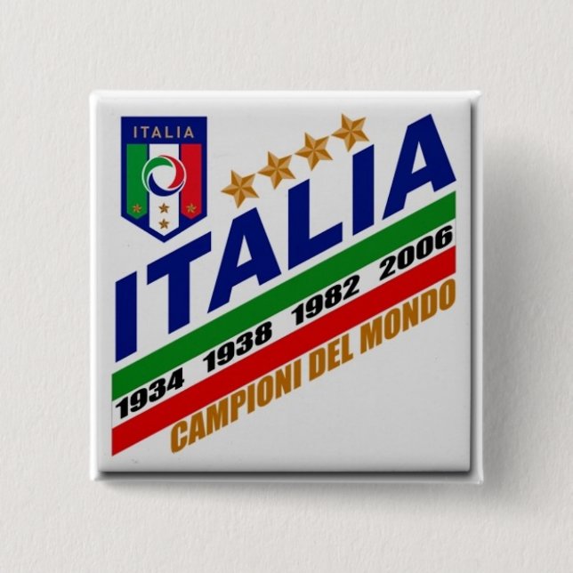 Forza Italien - Weltmeisterschaft 2010 Button (Vorderseite)