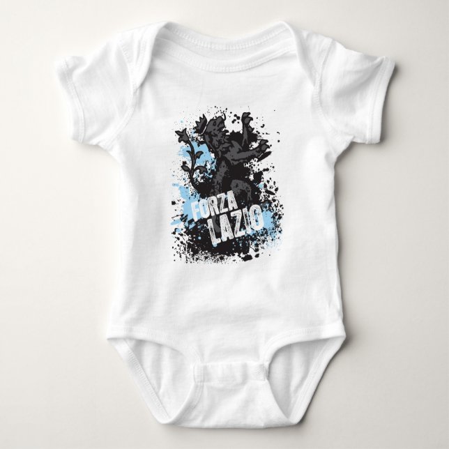 Forza Lazio Baby Strampler (Vorderseite)