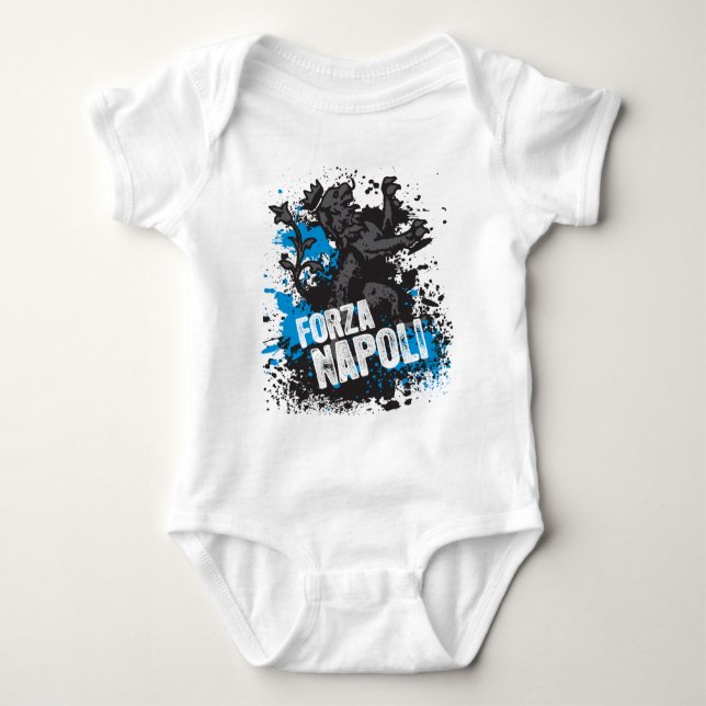 Forza Napoli Baby Strampler (Vorderseite)