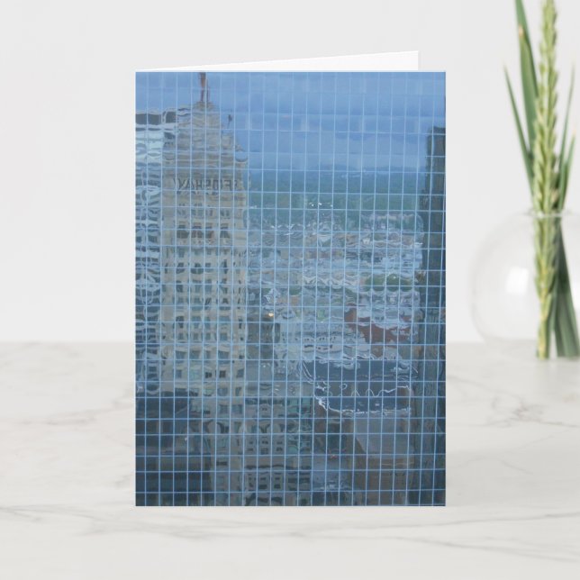 "Foshay Tower Reflection" Gratulationskarte Karte (Vorderseite)