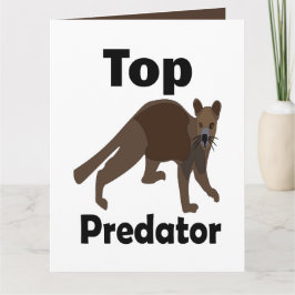 Fossa Madagaskar Fleischfresser Top-Räuber Karte