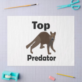 Fossa Madagaskar Fleischfresser Top-Räuber Seidenpapier