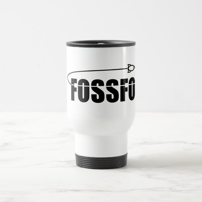 FOSSFO Travel Mug Reisebecher (Mittel)