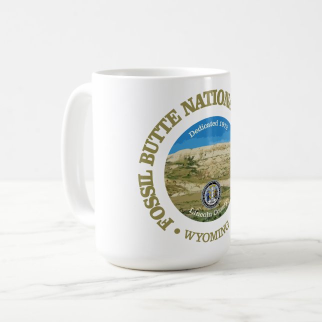 Fossil Butte (NM) Kaffeetasse (Vorderseite Links)