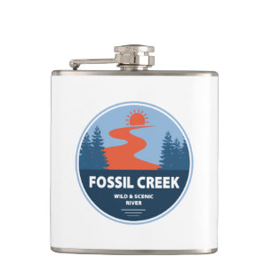 Fossil Creek Wild und Landschaftlicher Fluss Arizo Flachmann