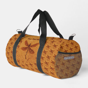 Fossil Dragonfly Duffle Bag