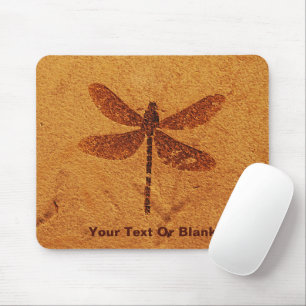 Fossil Dragonfly Mousepad