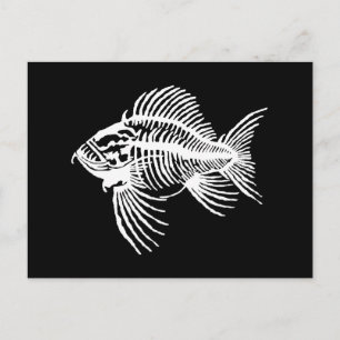 Fossil Fish Postkarte