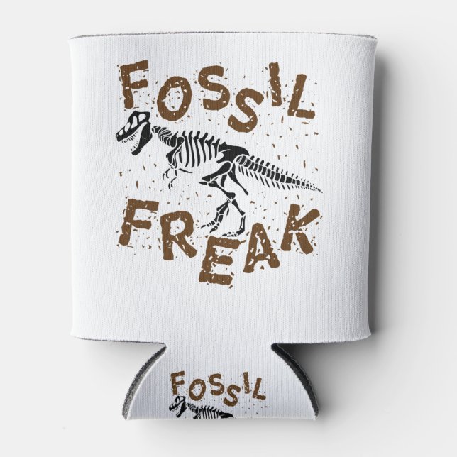 Fossil Freak Paleontology Dinosaurier Knochen Dosenkühler (Vorderseite)