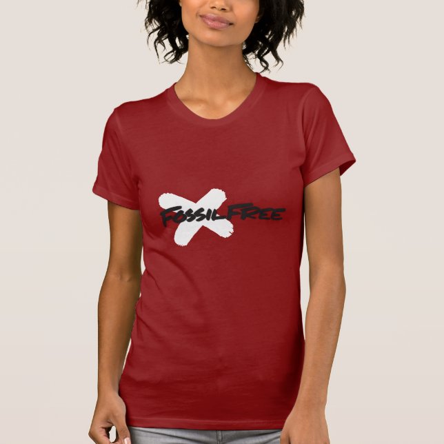 Fossil-freier orange T - Shirt (Vorderseite)