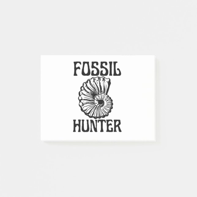Fossil Hunter Post-it Klebezettel (Vorderseite)