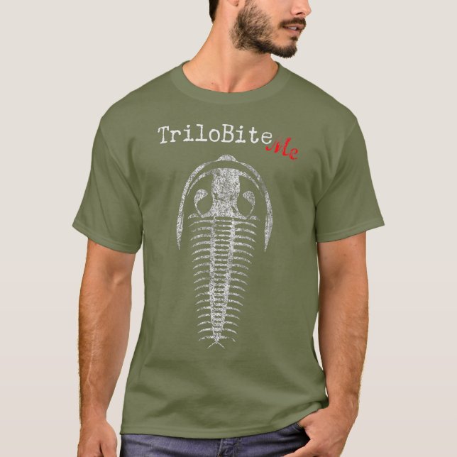 Fossil Hunter TriloBit Me Paleontologist Funny T-Shirt (Vorderseite)