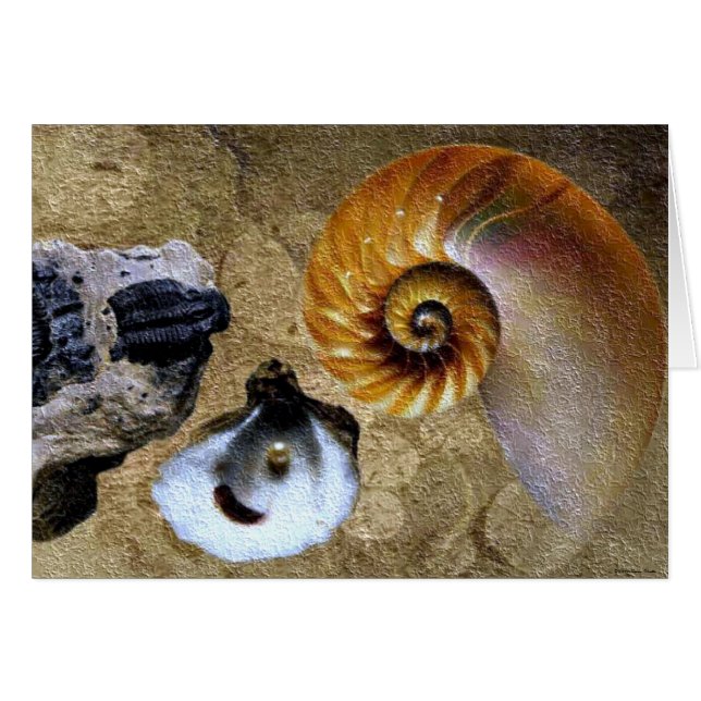 Fossil Karte (Vorderseite (Horizontal))