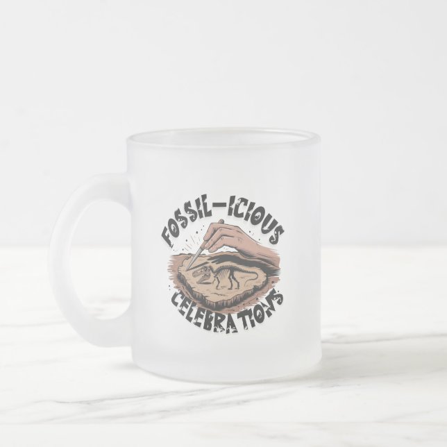 Fossile Feierlichkeiten Mattglastasse (Links)