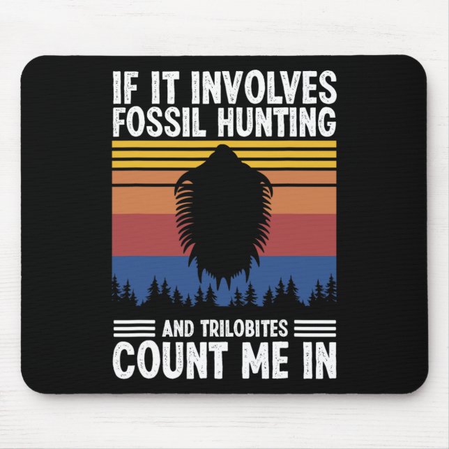 Fossile Jagd-Jäger Mousepad (Vorne)