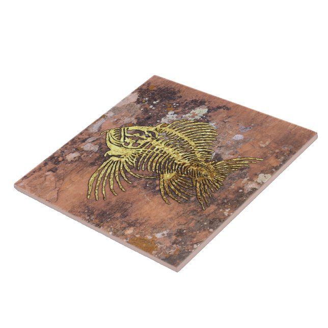 Fossile Keramik Tile Fliese (Seite)