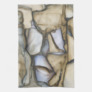 Fossile Kunst - Cooles Rockmuster Geschirrtuch