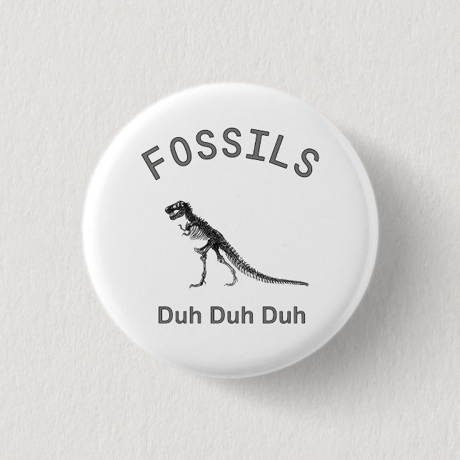 Fossilien Button (Vorderseite)