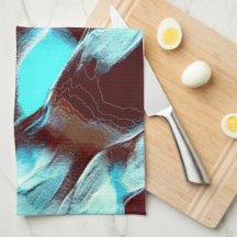 Fossilien oder Metall, in braun bis zyangradienten