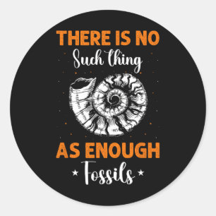 Fossilienjagd Essentials Hunter Runder Aufkleber