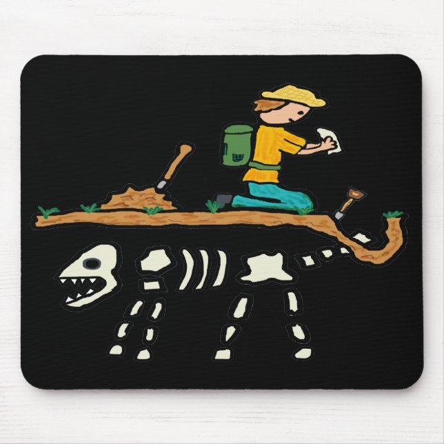 Fossilienjagd Mousepad (Vorne)