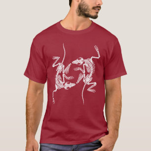 Fossilier Skeleton Art T-Shirt