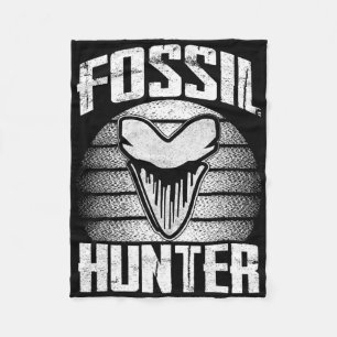 Fossiljäger Megalodon Prähistorischer Haizahn Ich Fleecedecke