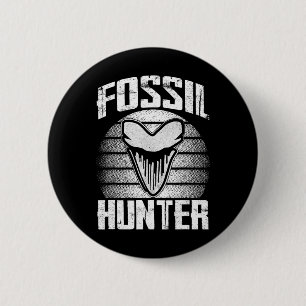 Fossiljäger Megalodon Prähistorischer Haizahn Me Button