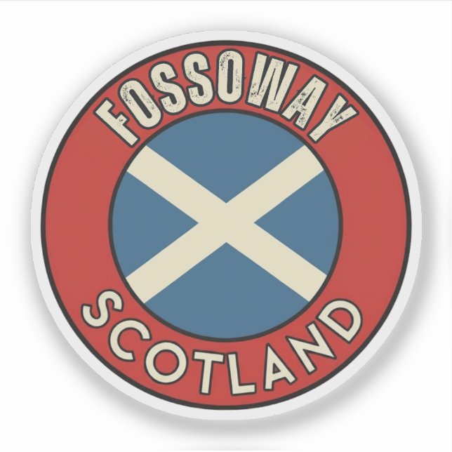 Fossoway, Schottland Aufkleber (Vorderseite)