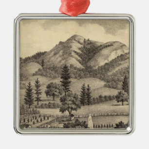 Fossville Res von Clark Foss, Ritter-Tal Silbernes Ornament