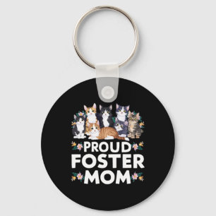 Foster Cat Adoptier Proud Foster Mama Schlüsselanhänger