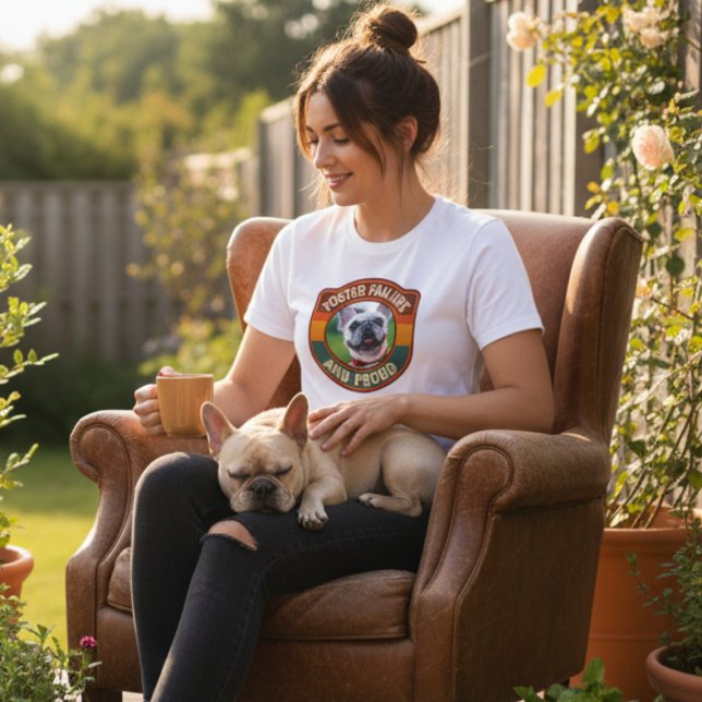 Foster Failure Rescued Dog Love Forever Tri-Blend Shirt (Foster Failure Animal Photo tshirt
)