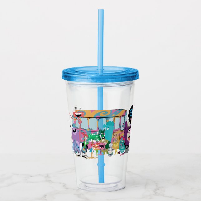 Foster’s Home for Imaginary Friends School Bus | Acryltrinkbecher (Vorderseite)
