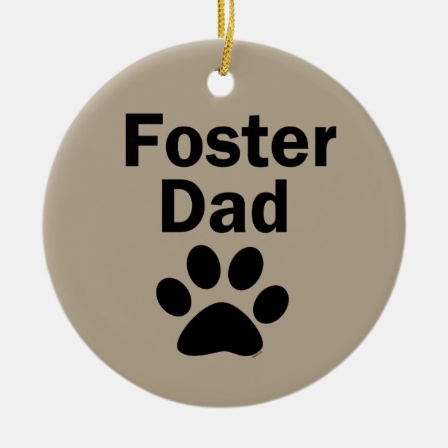 Foster Vater Keramikornament (Vorne)