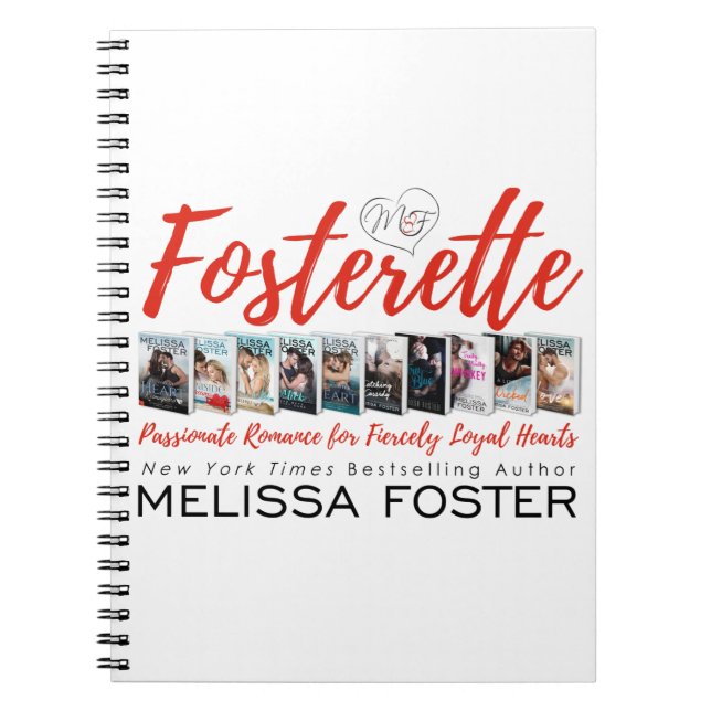 Fosterette 6,5" x 8,75" Spiralnotebook Notizblock (Vorderseite)