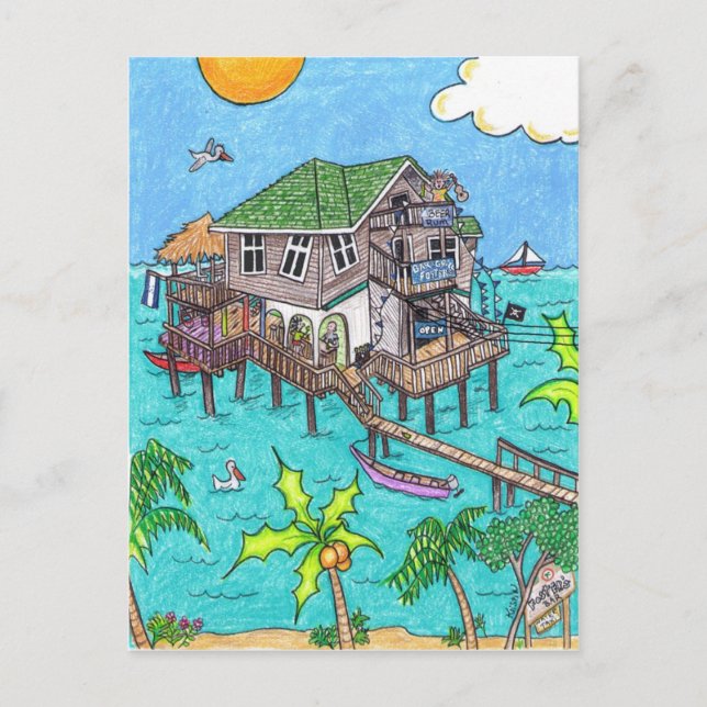 Foster's Bar and Grill Postcard Postkarte (Vorderseite)