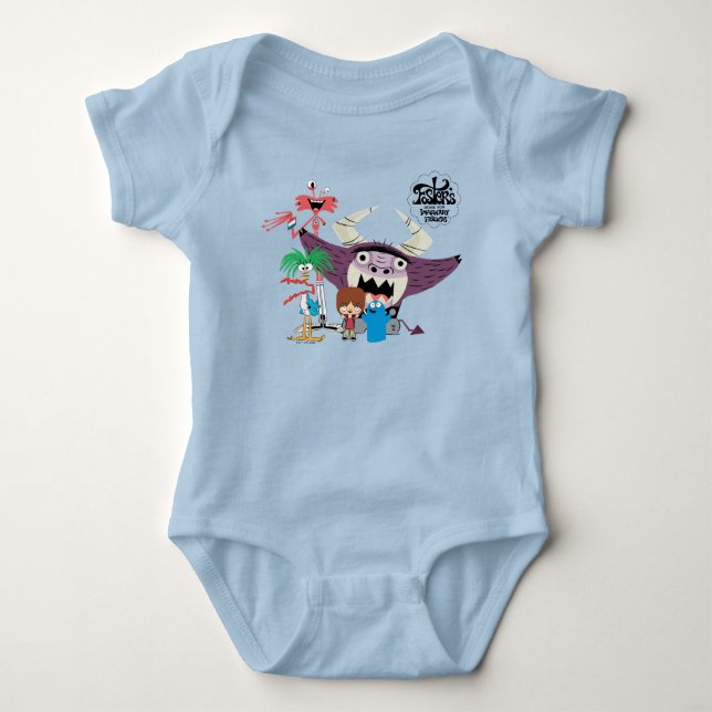 Foster's Zuhause für Imaginäre Freunde | Begrüßung Baby Strampler (Vorderseite)
